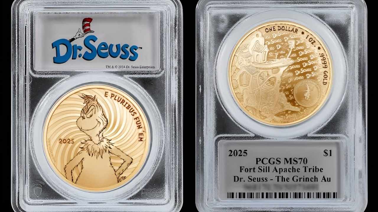 Rare Collectibles TV Exclusive: Dr. Seuss Grinch Gold Coin Shines Bright