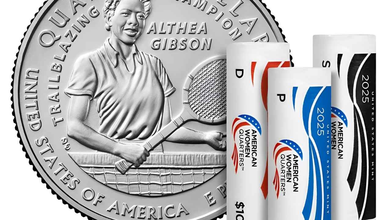 Althea Gibson Quarters Officially Released by U.S. Mint in Collector Rolls and Bags Nationwide