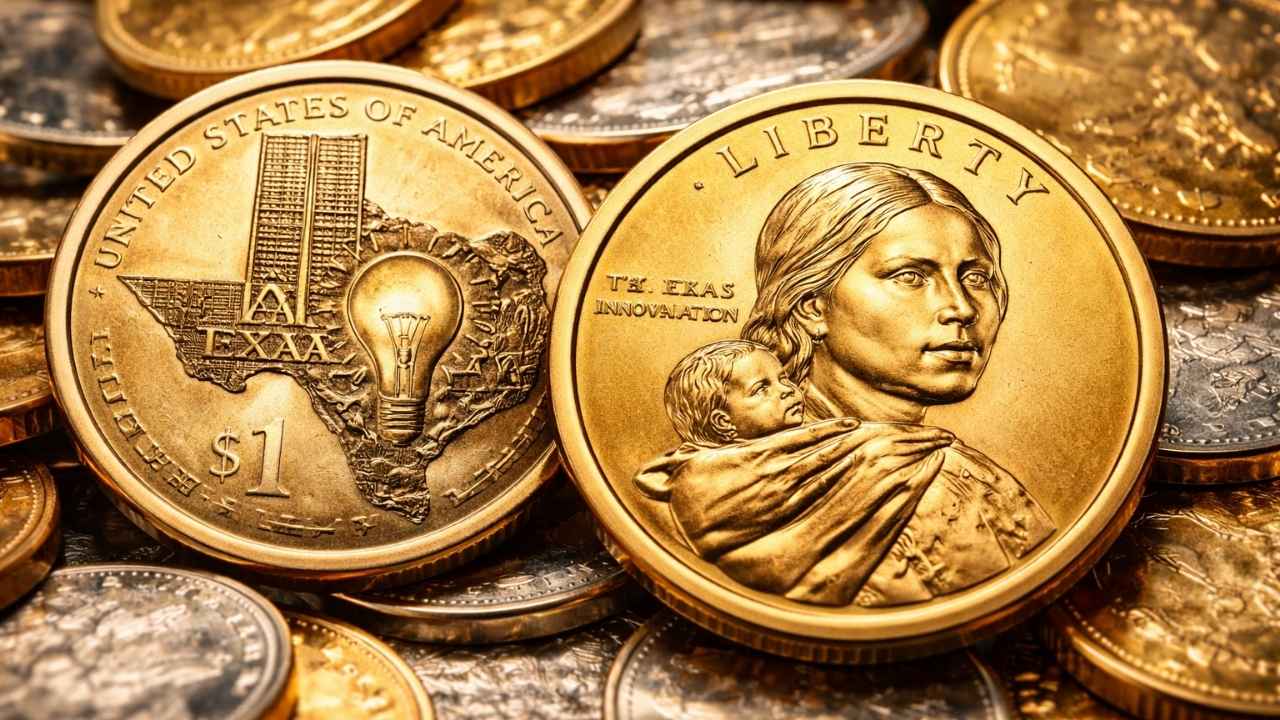 US Mint Sales Surge: Texas Innovation $1 Coin Records Historic Start, Sacagawea Gold Dollar Shines Bright