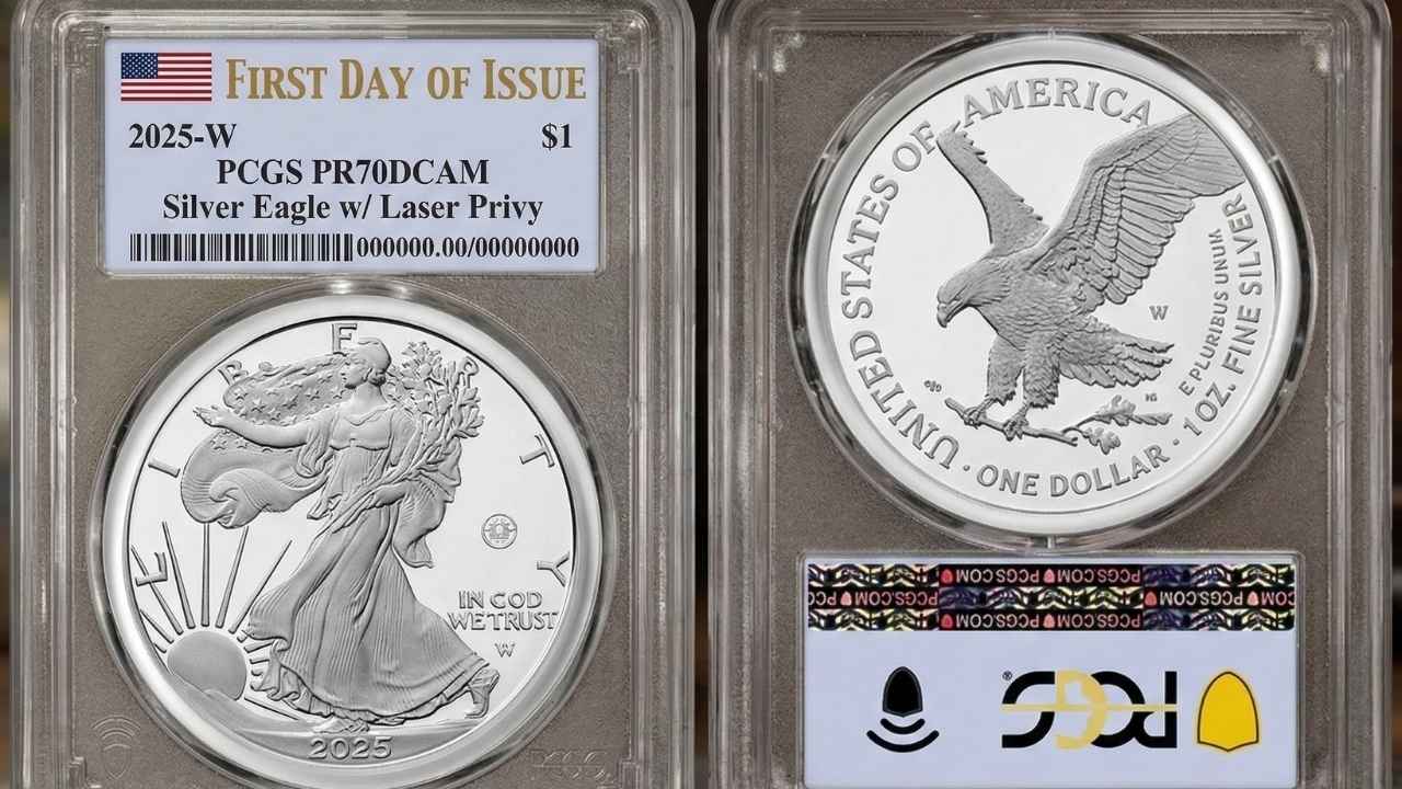2025-W Proof American Silver Eagle with Laser Privy Released by U.S. Mint