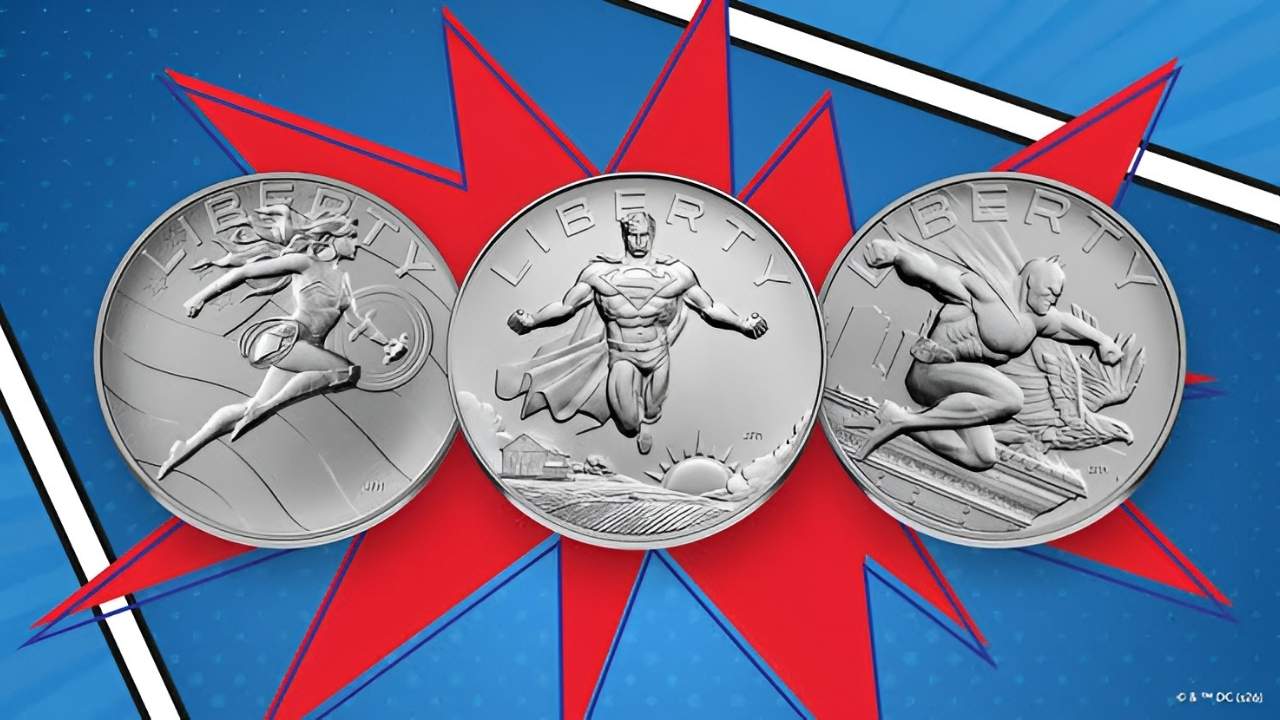 2026–2027 DC Super Hero Coin and Medal Designs Announced by U.S. Mint