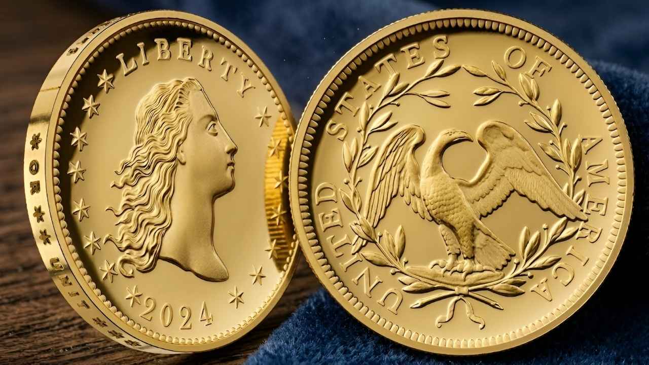 230th Anniversary Flowing Hair Gold Coin Launch