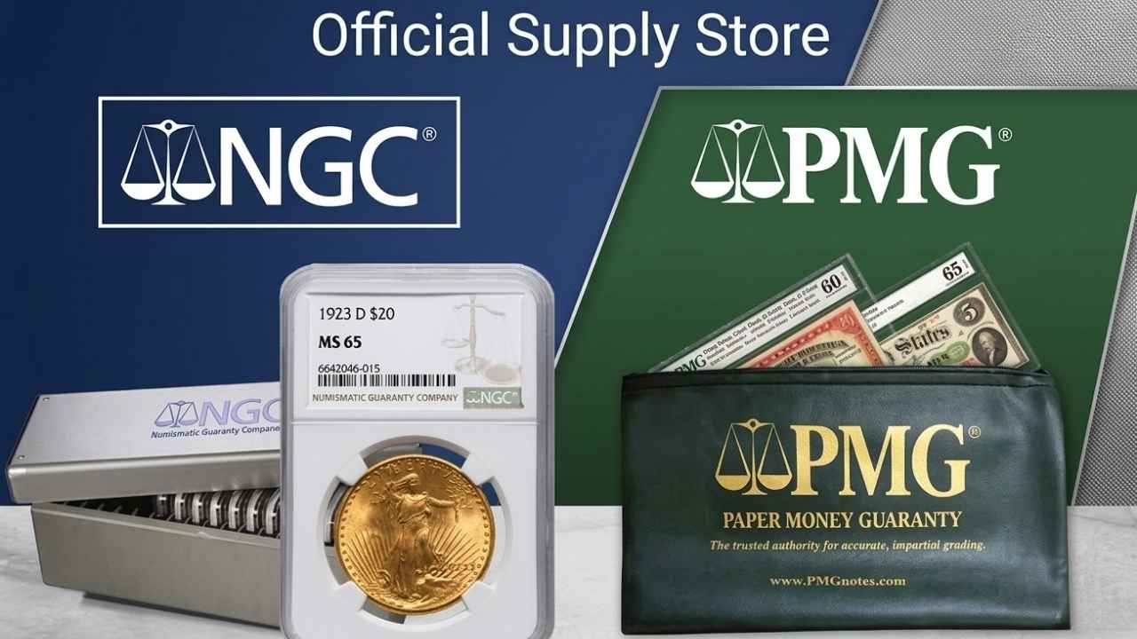 Whitman Named Official Supply Store for NGC and PMG