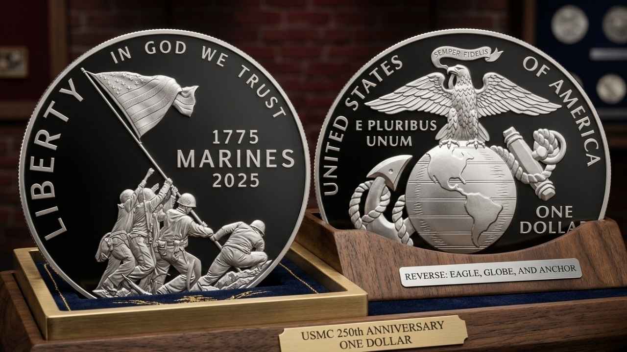 2025 U.S. Marine Corps 250th Anniversary Commemorative Coin Designs Announced