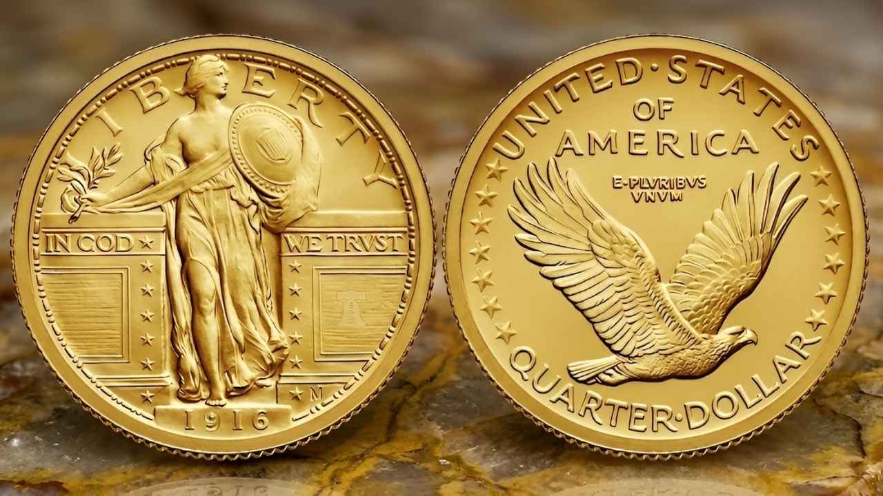 U.S. Mint Advances 250th Anniversary Countdown With Gold Standing Liberty Coin and Historic Collector Releases
