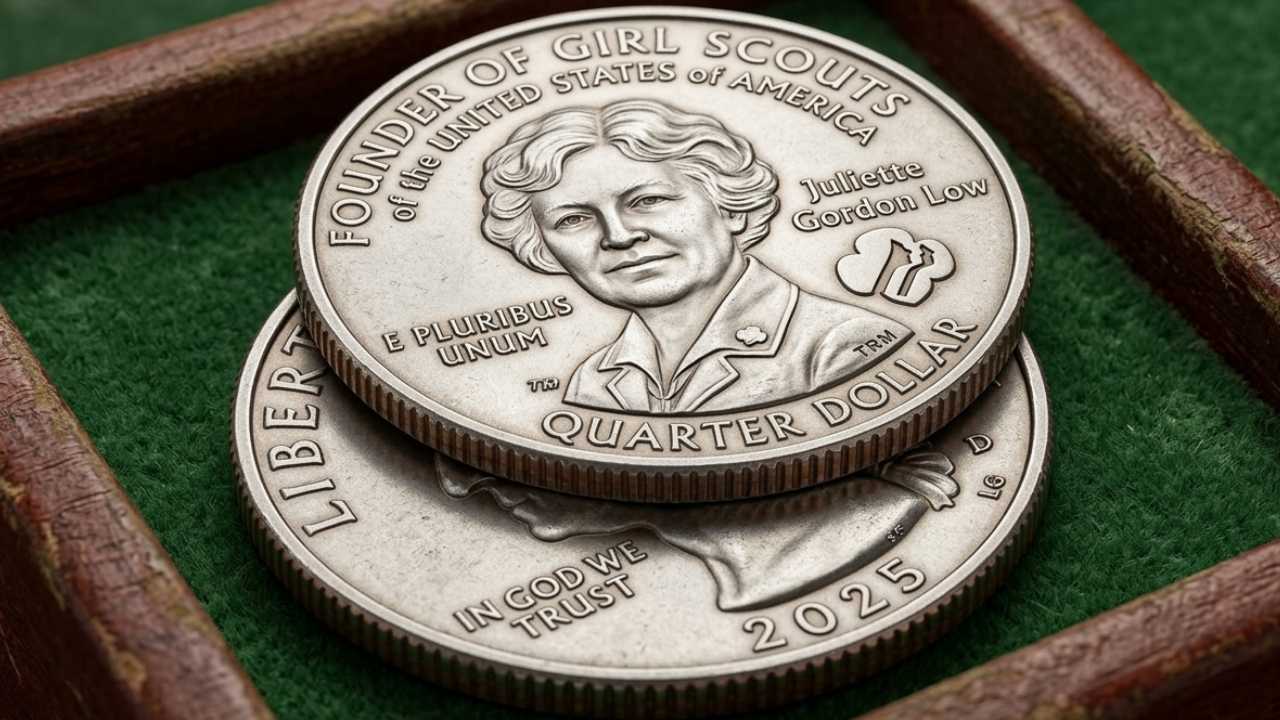 Juliette Gordon Low Quarters Now Available in U.S. Mint Rolls and Bags