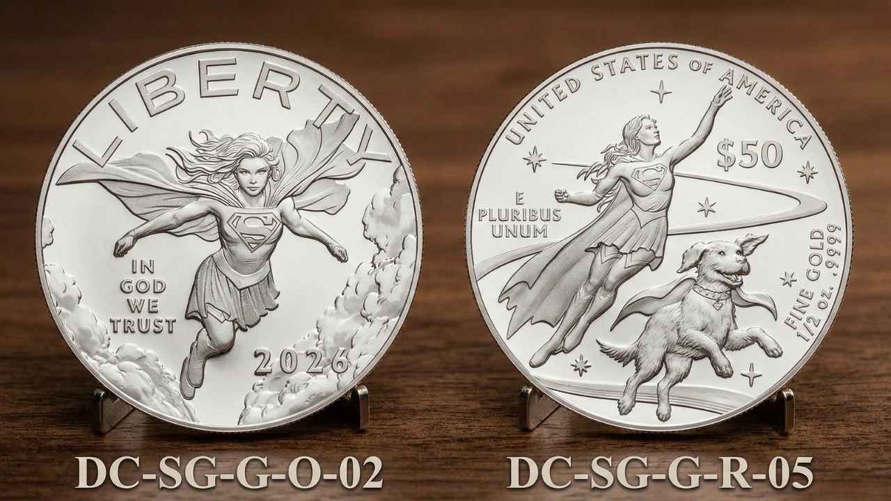 2026 Supergirl Designs Proposed for U.S. Mint Coins & Medals