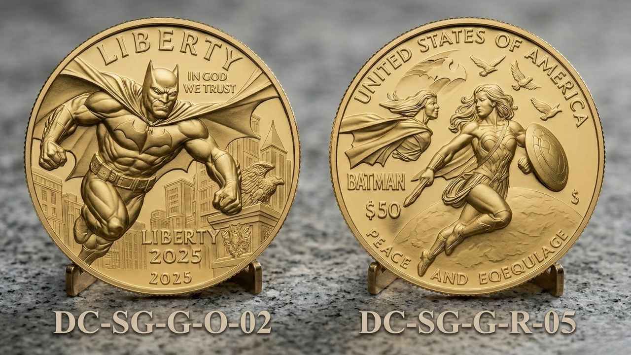 U.S. Mint Launches 2026 Batman Coins & Medals Collection