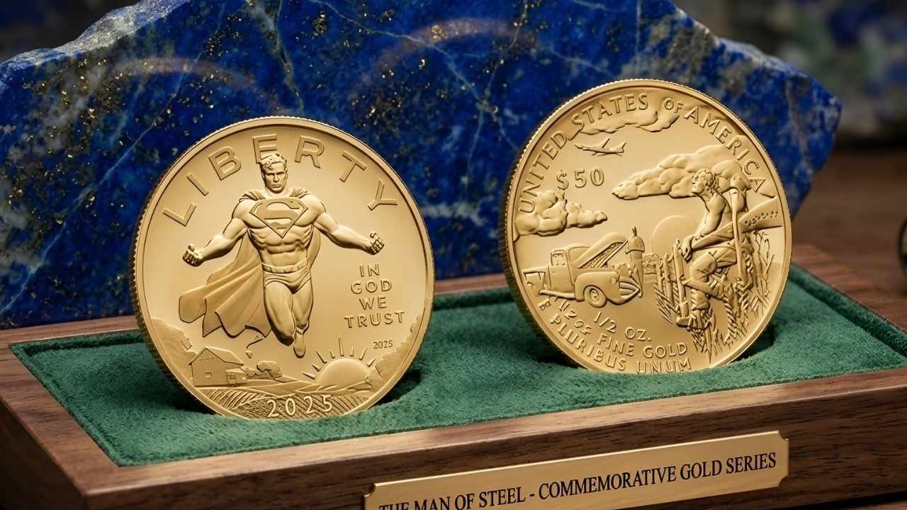 It’s Superman! U.S. Mint Launches Gold Coin and Silver Medals Today, Celebrating Iconic Hero, Collectors, and Historic Release