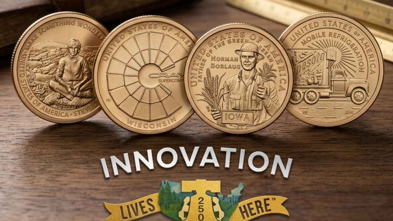 US Mint Sales: 2026 Reverse Proof Innovation Dollars Debut