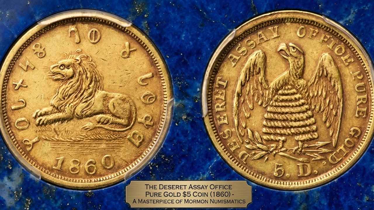 Mormon $5 Gold Coin Tops Heritage Summer FUN Auction, Fetching $10.36 Million in Rare U.S. Numismatic Sale