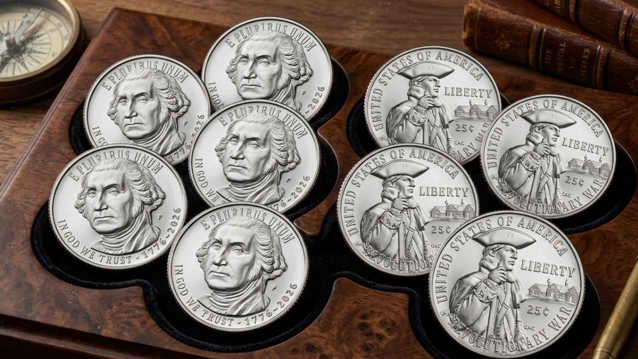 Revolutionary Quarter Surges Ahead of Mayflower in U.S. Mint Sales