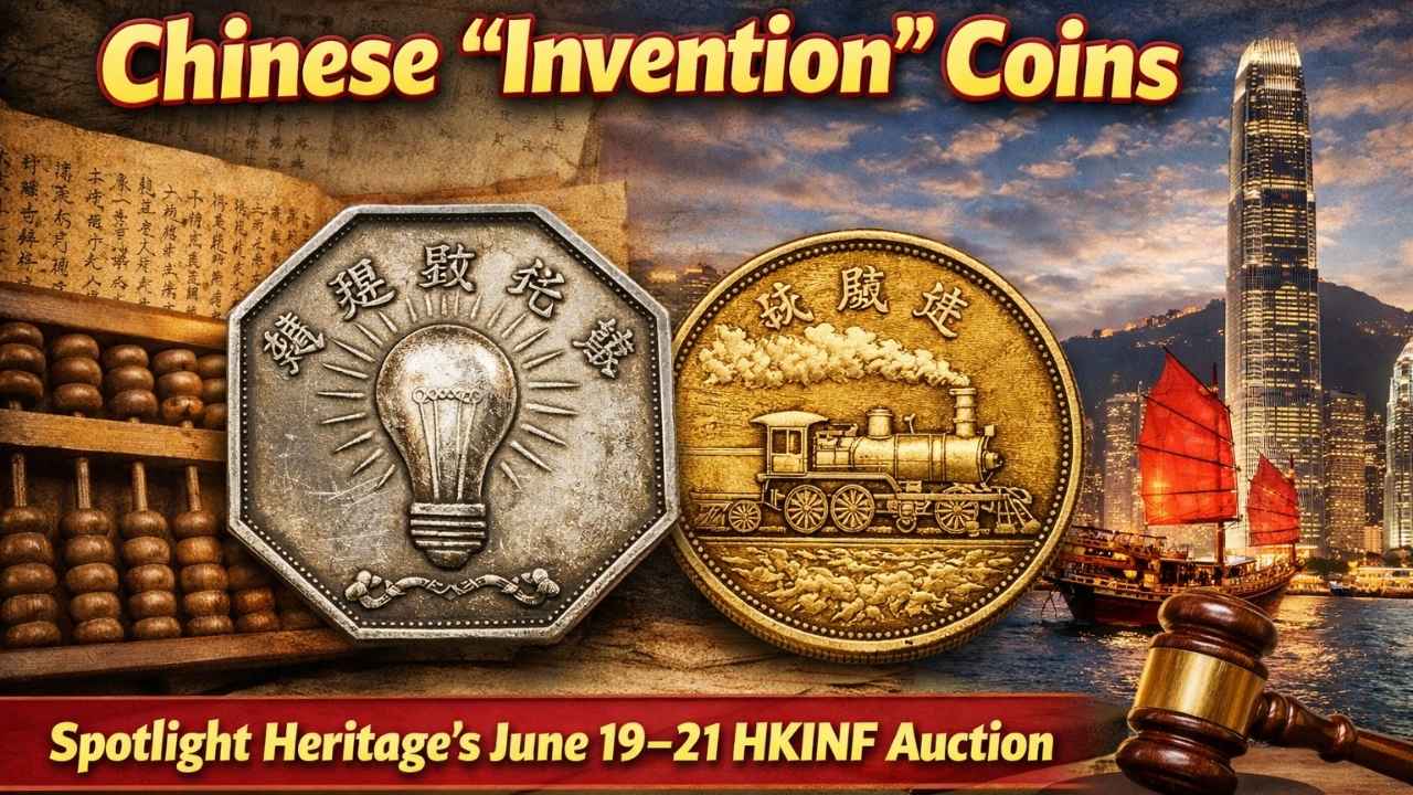 Chinese “Invention” Coins Spotlight Heritage’s June 19–21 HKINF Auction