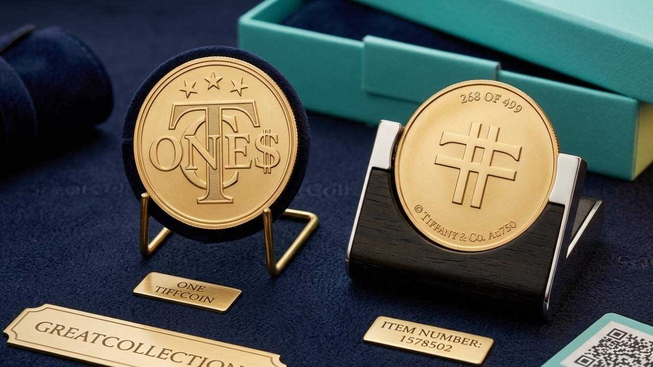First PCGS-Certified Gold TiffCoin by Tiffany & Co. in GreatCollections Auction