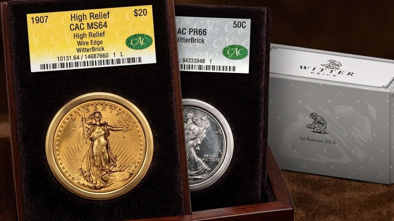 WitterBrick Launching with Handpicked, CACG-Certified U.S. Coins