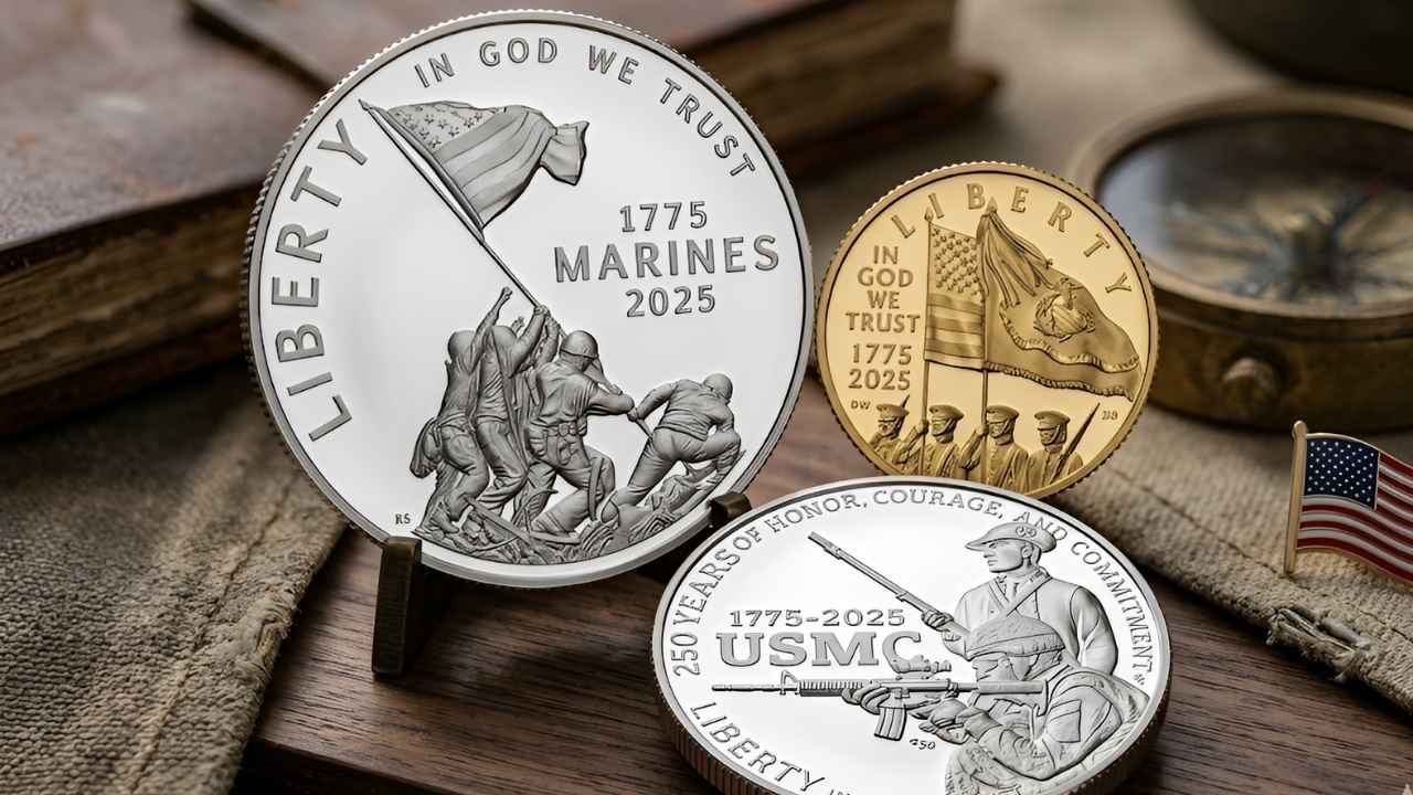 2026 U.S. Marine Corps 250th Anniversary Commemorative Coin Designs Revealed