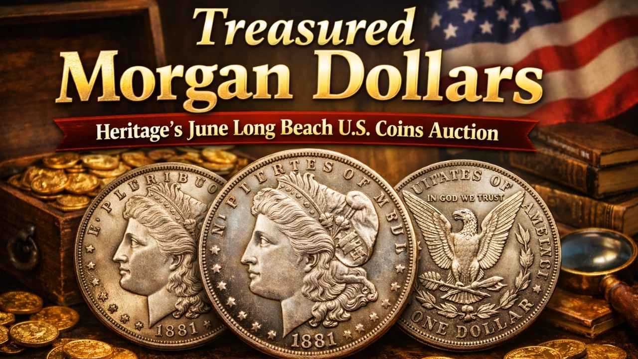 Treasured Morgan Dollars Headline Heritage’s June Long Beach U.S. Coins Auction