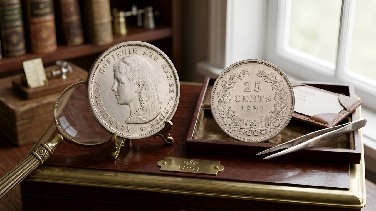 1891 Netherlands 25 Cents Sets $1.13M Record at Heritage Auctions-Europe