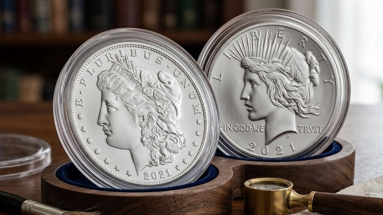 U.S. Mint Releases 2024-P Uncirculated Morgan & Peace Silver Dollars