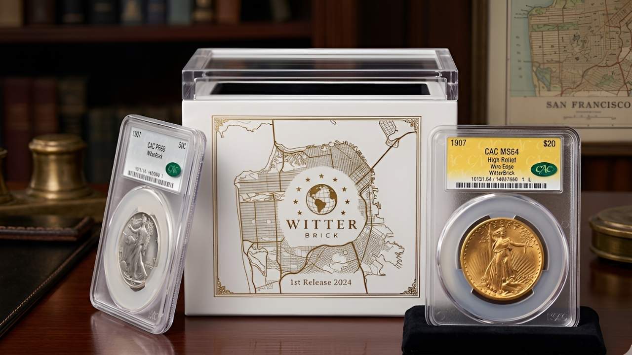 WitterBrick Debuts with Handpicked, CACG‑Certified U.S. Coins