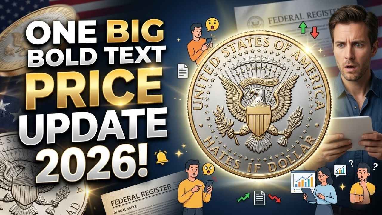 U.S. Mint Pricing Update Published in Federal Register