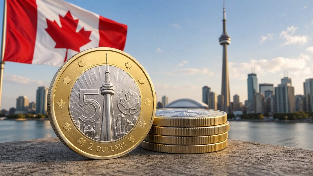 Canada Celebrates CN Tower’s 50th Anniversary on $2 Coins