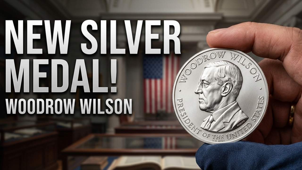 U.S. Mint Releases Woodrow Wilson Presidential Silver Medal