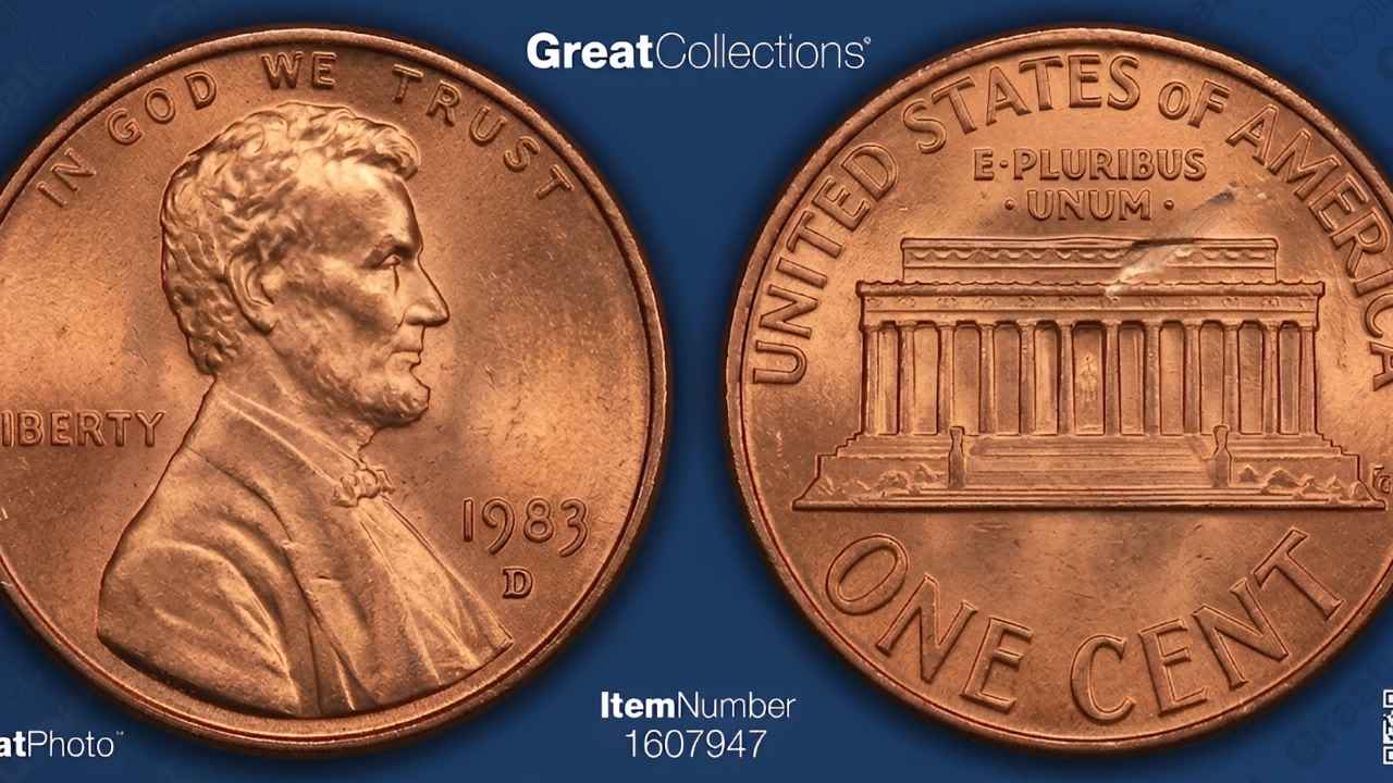 Rare 1983 Bronze Cent Error Coin Headlines GreatCollections Auction