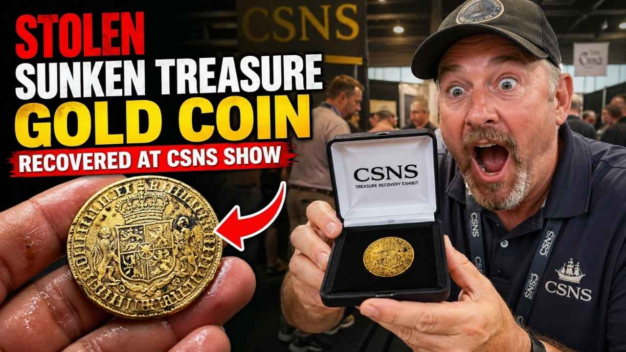 Stolen Sunken Treasure Gold Coin Recovered at CSNS Show