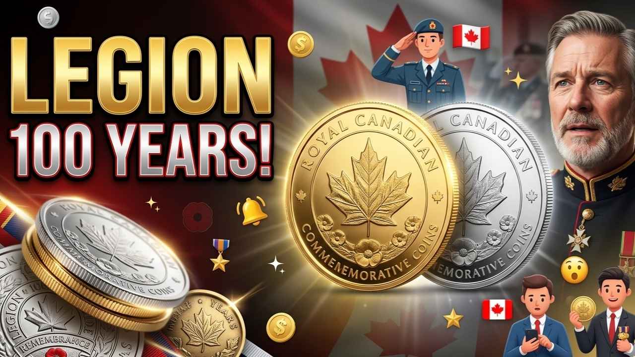 Royal Canadian Mint Celebrates the Legion’s 100th Anniversary with Commemorative Gold and Silver Coins