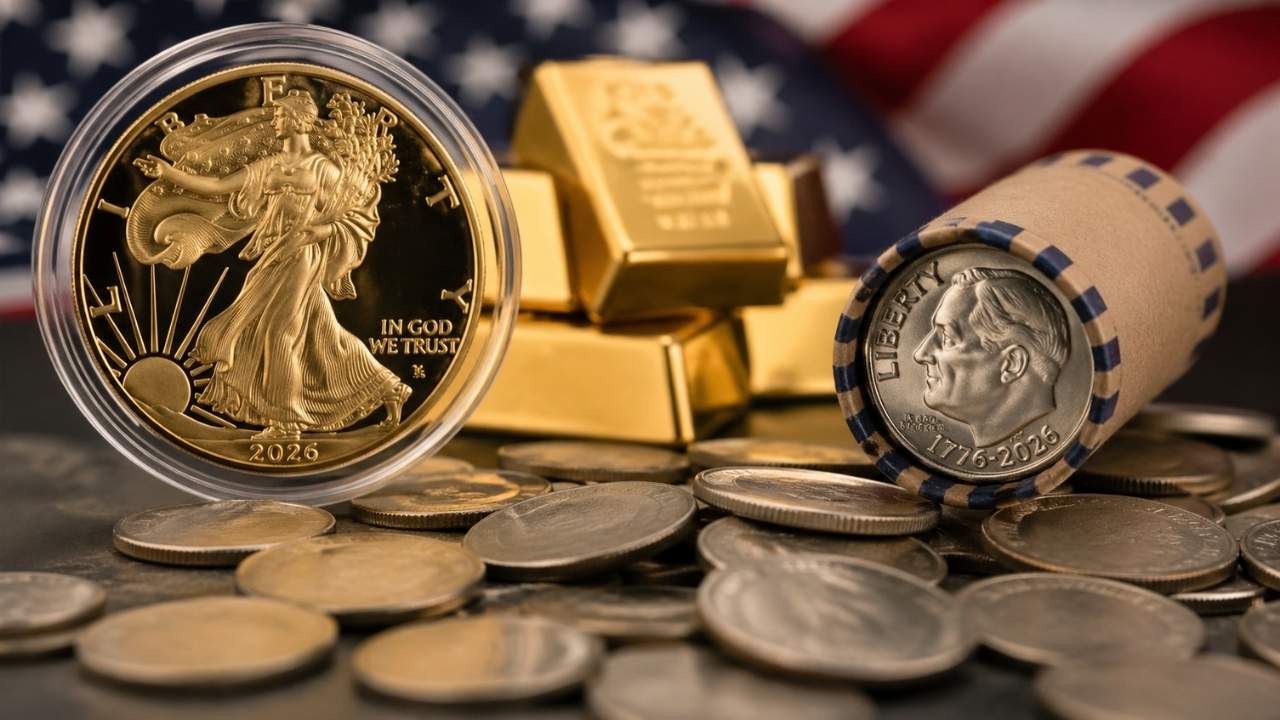 US Mint Sales Show Strong Demand for Proof Gold Eagles as 1776–2026 Dime Rolls Approach