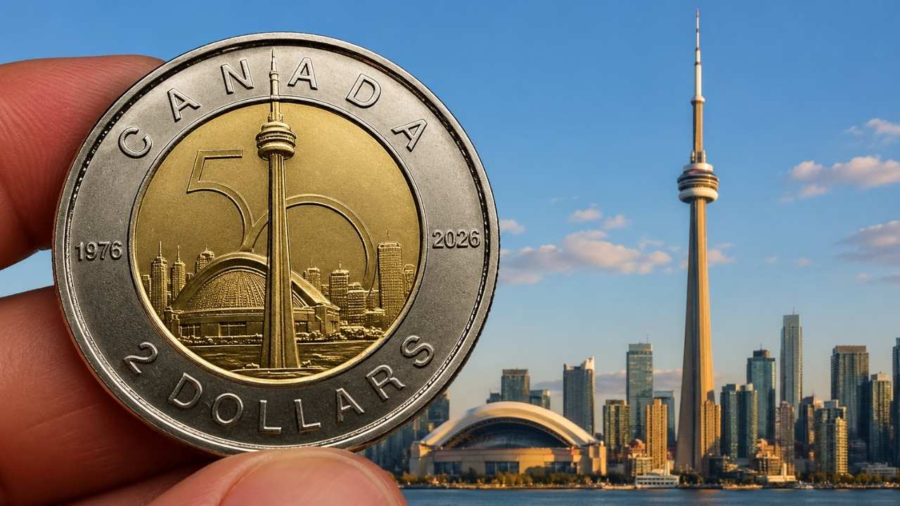 CN Tower 50th Anniversary Featured on Canadian $2 Coin Release
