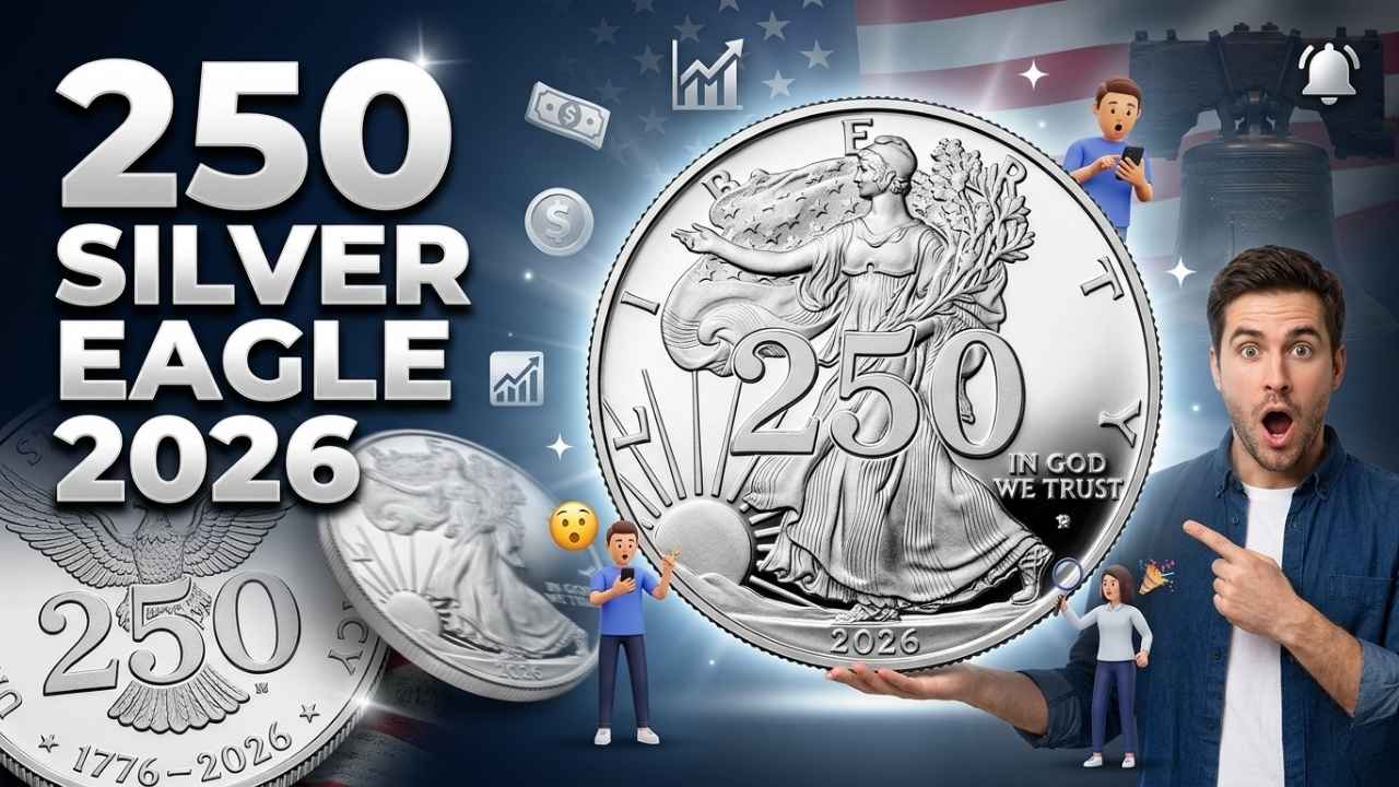 2026-W Proof American Silver Eagle Launches with Dual Date and ‘250’ Design
