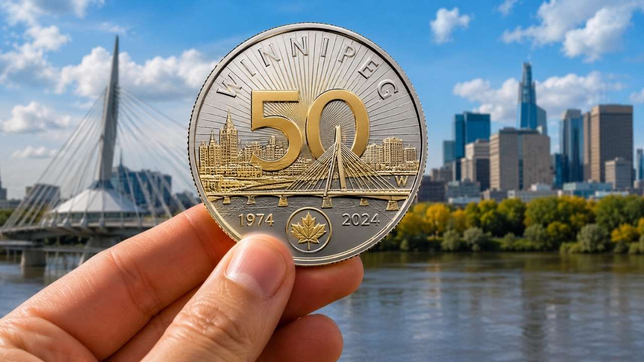 Royal Canadian Mint Celebrates Winnipeg 50th Anniversary with Commemorative Coin