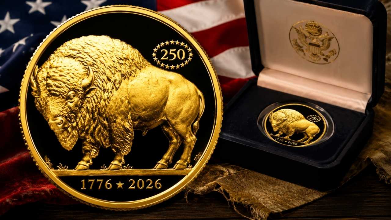 U.S. Mint Launches 1776–2026 Proof Gold Buffalo with 250 Privy