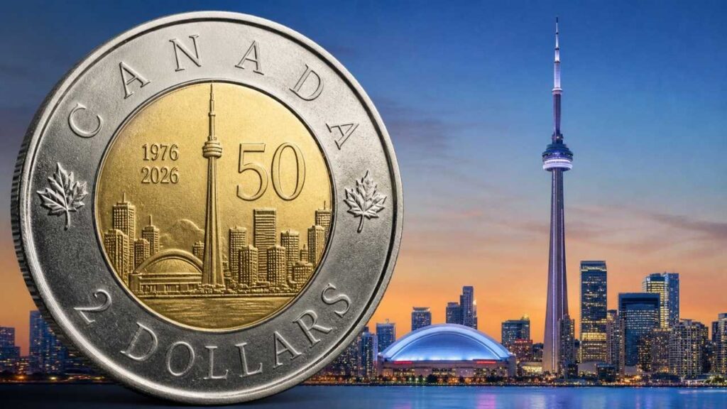 CN Tower’s 50th Anniversary Celebrated with New Canadian $2 Coin