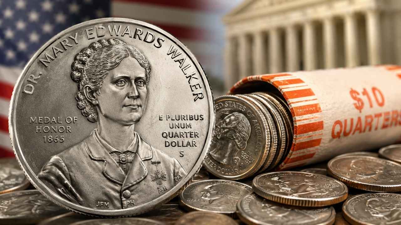 Dr. Mary Edwards Walker Quarters: U.S. Mint Rolls & Collectible Coin Release Update